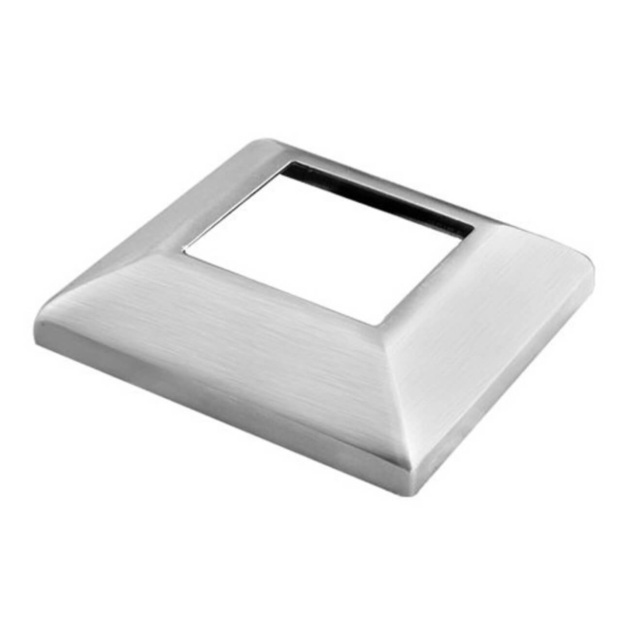 Railing Handrail Accessories Square Tubes Stainless Steel Decoration Base Cover Flange Cover