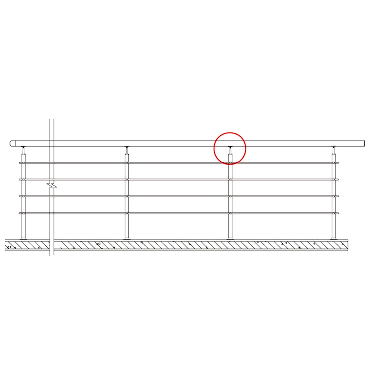 Fixed Handrail Bracket Pipe Holder For Glass Railings Tube Handrail Support Balustrade Fittings