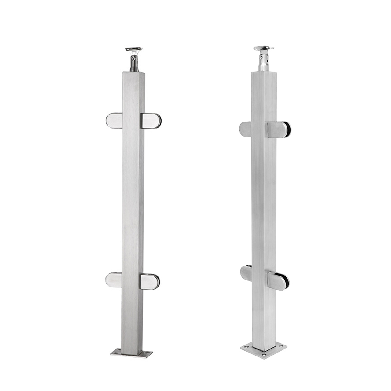 Stainless Steel Handrail Post Kits Glass Balustrade Hardware Modern