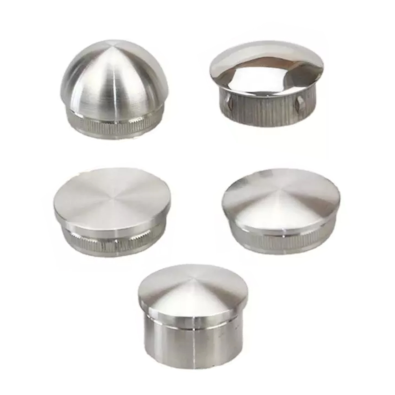 Building Hardware Stair Stainless Steel Handrail Pipe End Cap Round Railing End Cover